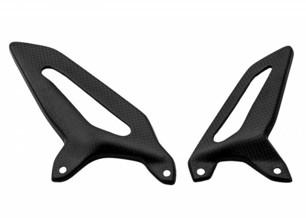 CARBON HEEL GUARD RIDER FOOTPEGS DUCATI 899 1199 1299 PANIGALE