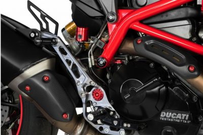 ADJUSTABLE REAR SETS PASSENGER DUCATI HYPERMOTARD 821