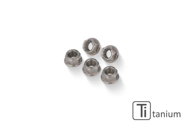 Sprocket flange nuts MV Agusta M8x1.25 Titanium