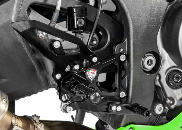 ADJUSTABLE REAR SETS RPS "EASY" KAWASAKI ZX-10R 2010-2014 ROAD OR REVERSE SHIFTING