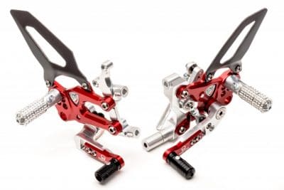 ADJUSTABLE REAR SETS RPS DUCATI 899 1199 1299 PANIGALE TEAM PRAMAC MOTOGP LIMITED EDITION