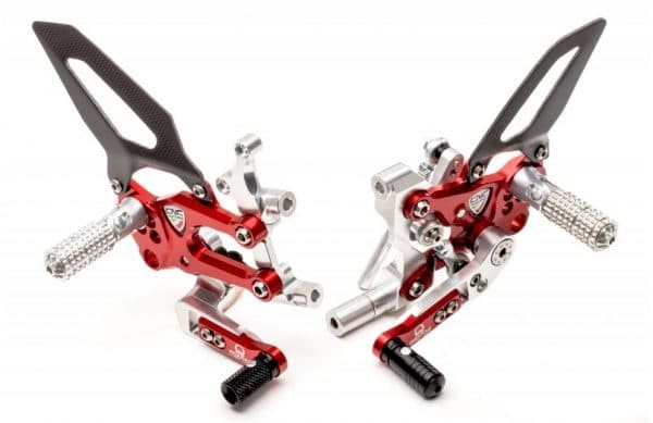 ADJUSTABLE REAR SETS RPS DUCATI 899 1199 1299 PANIGALE TEAM PRAMAC MOTOGP LIMITED EDITION