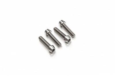 SCREWS HANDLEBAR CLAMP SET M8X30 (4 PCS)- TITANIUM