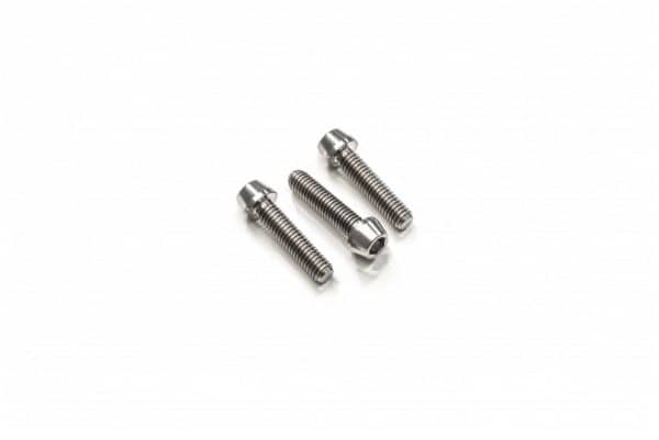 SCREWS TOP TRIPLE CLAMP M8X30 (3 PCS) - TITANIUM