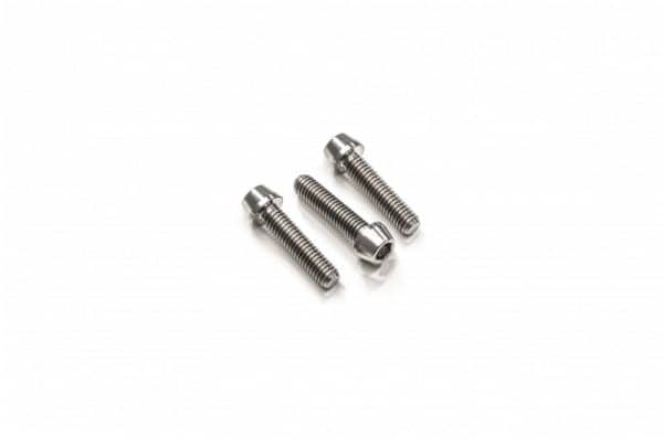 SCREWS TOP TRIPLE CLAMP M8X25 (3 PCS) - TITANIUM