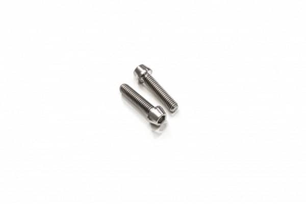 SCREWS SET BRAKE OR CLUTCH LEVER PERCH PINCH M6X25 (2 PCS) - TITANIUM