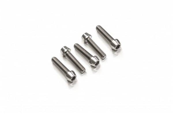 SCREWS TOP TRIPLE CLAMP M6X30/M8X30 (4/1 PCS) - TITANIUM