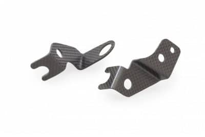 FRONT BRAKE AND CLUTCH OIL TANK BRACKETS - MATT CARBON DUCATI MONSTER 1200 / S