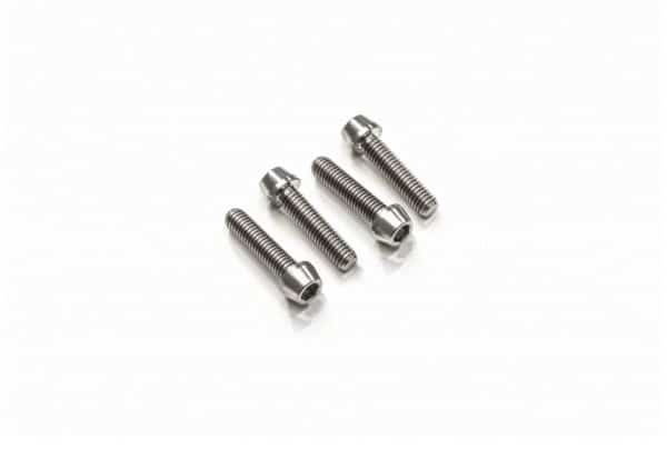 FRONT FENDER SCREWS SET M6X16 (4 PZ) - TITANIUM