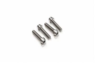 SCREWS SET HANDLE BAR CLAMP M8X35 (4 PCS) - TITANIUM