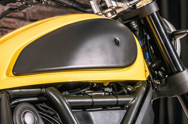 CARBON FUEL TANK SIDE COVER SCREW SET DUCATI SCRAMBLER