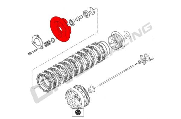 PRESSURE PLATE OIL BATH CLUTCH DUCATI