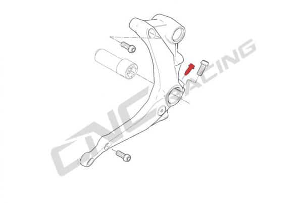 SWINGARM PIVOT SCREWS SET