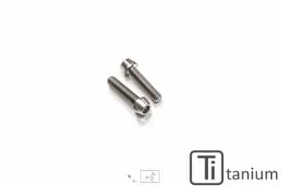 FRONT SPROCKET COVER SCREWS M6X16 (2 PCS) - TITANIUM