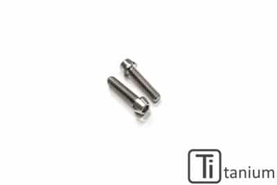 BREMBO MASTER CYLINDER CLAMP CNC RACING SCREW SET (2 PCS) - TITANIUM