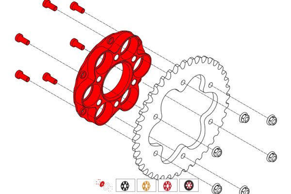 CUSH DRIVE HUB FLANGE DUCATI