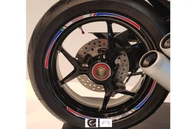 17 INCH WHEEL STRIPES KIT - PRAMAC RACING LIMITED ED.