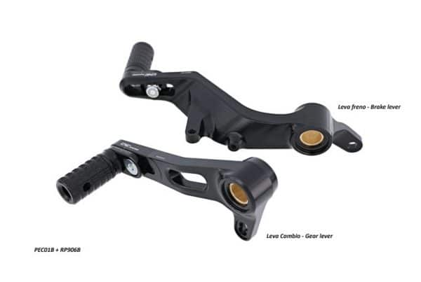 GEAR/REAR BRAKE LEVERS KIT DUCATI - SLIDE