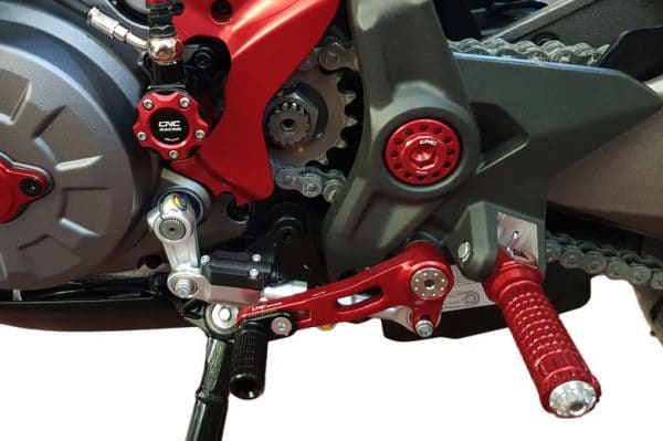 GEAR/REAR BRAKE LEVERS KIT DUCATI - SLIDE