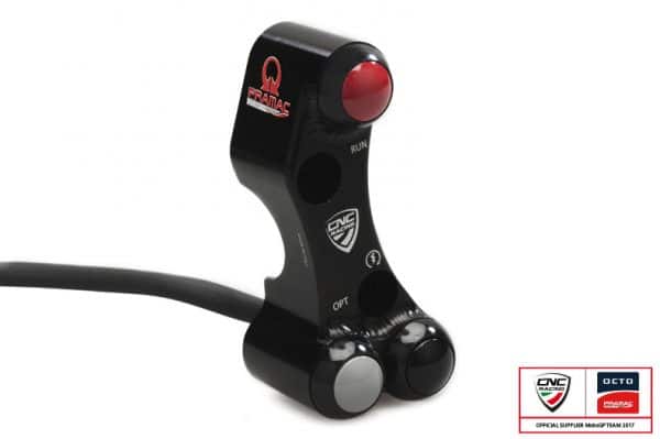 RIGHT HANDLEBAR SWITCH PRAMAC RACING LIM. ED - BREMBO BILLET CNC AND FORGED BRAKE MASTER CYLINDER