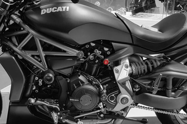 REAR FRAME HOLES PLUG DUCATI XDIAVEL