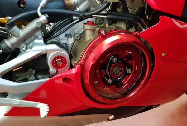 Clear oil bath clutch cover Ducati Panigale V4