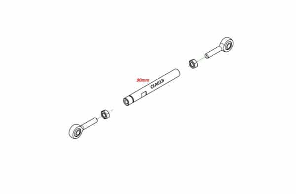 ROD GEAR SHIFT LINK 90mm