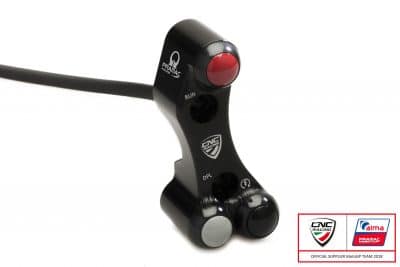 Right handlebar switch - OEM and RCS Brembo brake master cylinder - Pramac Racing limited Edition