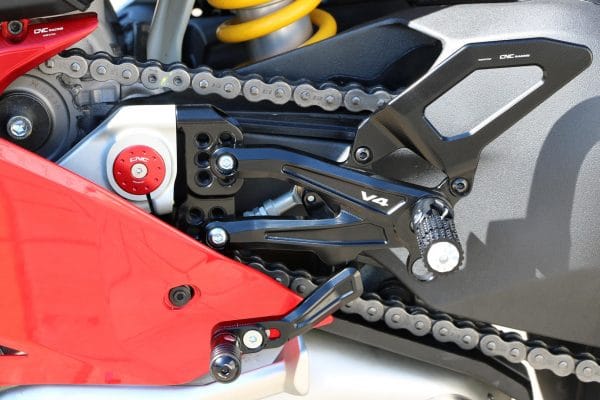 Adjustable rear sets RPS Ducati Panigale V4 series for V4, V4 S and V4 Speciale