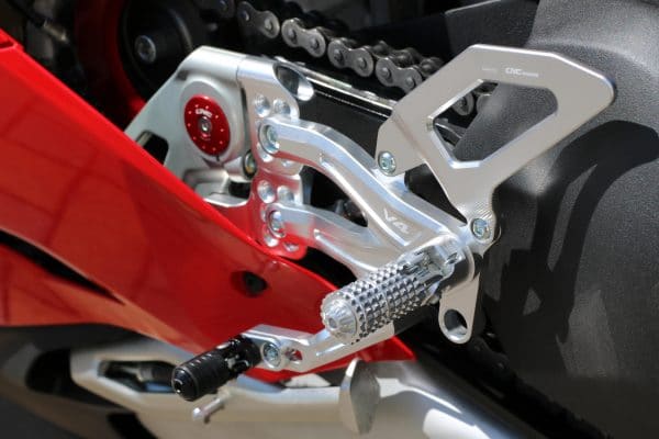 Adjustable rear sets RPS Ducati Panigale V4 series for V4, V4 S and V4 Speciale