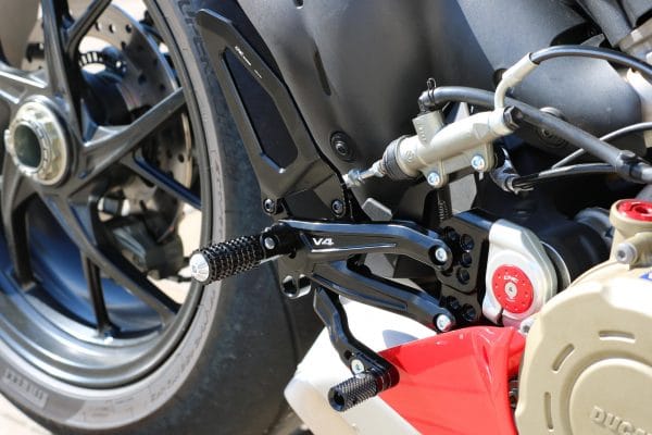 Adjustable rear sets RPS Ducati Panigale V4 series for V4, V4 S and V4 Speciale