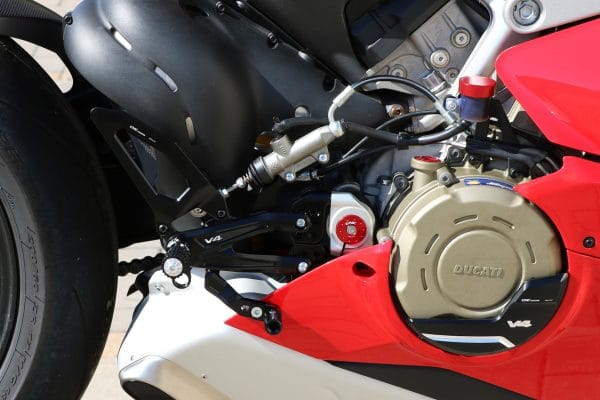 Adjustable rear sets RPS Ducati Panigale V4 series for V4, V4 S and V4 Speciale