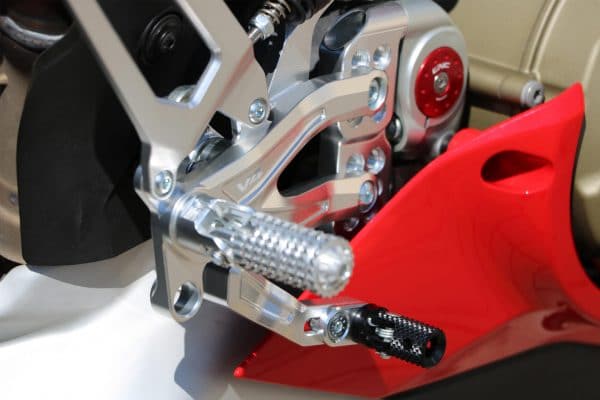 Adjustable rear sets RPS Ducati Panigale V4 series for V4, V4 S and V4 Speciale