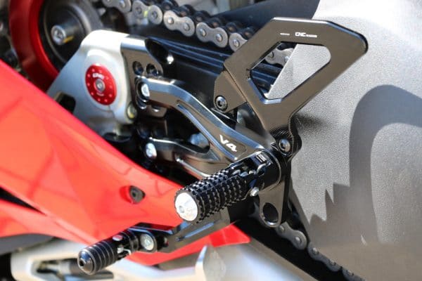 Adjustable rear sets RPS Ducati Panigale V4 series for V4, V4 S and V4 Speciale