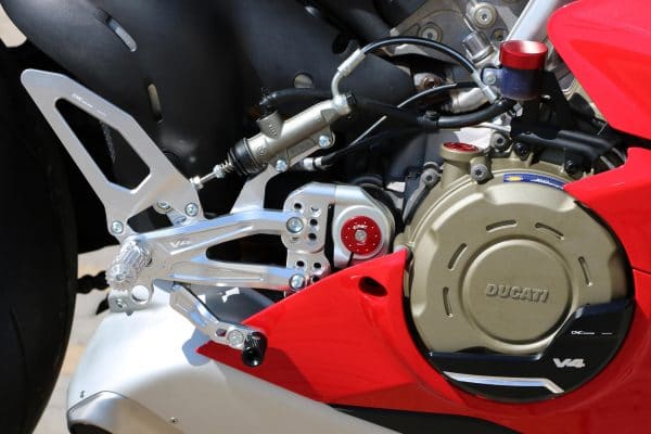 Adjustable rear sets RPS Ducati Panigale V4 series for V4, V4 S and V4 Speciale