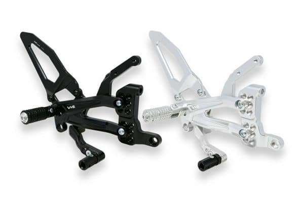 Adjustable rear sets RPS Ducati Panigale V4 series for V4, V4 S and V4 Speciale