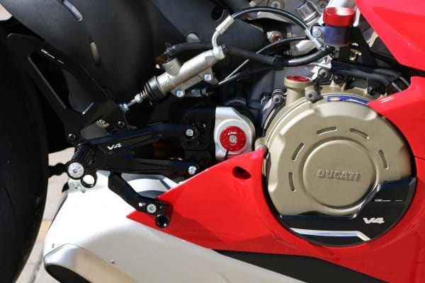 Adjustable rear sets RPS Ducati Panigale V4 series for V4, V4 S and V4 Speciale - EASY