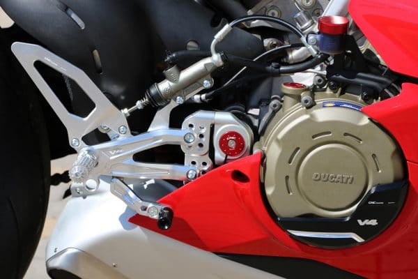 Adjustable rear sets RPS Ducati Panigale V4 series for V4, V4 S and V4 Speciale - EASY