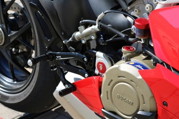 Adjustable rear sets RPS Ducati Panigale V4 series for V4, V4 S and V4 Speciale - EASY