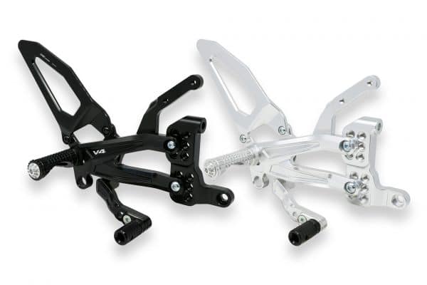 Adjustable rear sets RPS Ducati Panigale V4 series for V4, V4 S and V4 Speciale - EASY