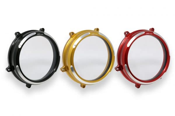 Clear oil bath clutch cover Ducati Panigale BICOLOR