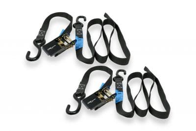 MOTORCYCLE TIE DOWN RATCHET STRAP KIT