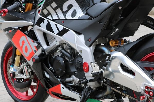 Frame crash protectors Aprilia