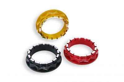 Rear wheel nut RH BICOLOR