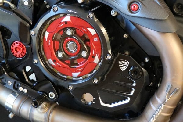 Clear cover oil bath clutch Ducati