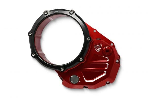 Clear cover oil bath clutch Ducati BICOLOR