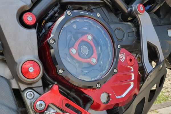 Clear cover oil bath clutch Ducati BICOLOR - Image 11