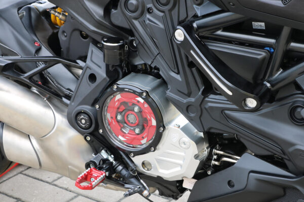 Clear cover oil bath clutch Ducati BICOLOR - Image 13