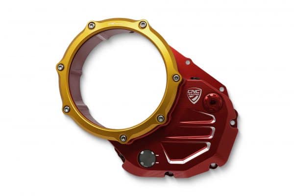 Clear cover oil bath clutch Ducati BICOLOR