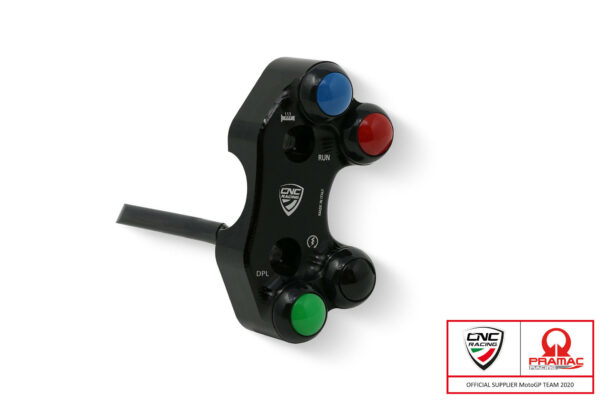 Right handlebar switch Ducati - OEM and RCS Brembo brake master cylinder Pramac racing Limited Edition